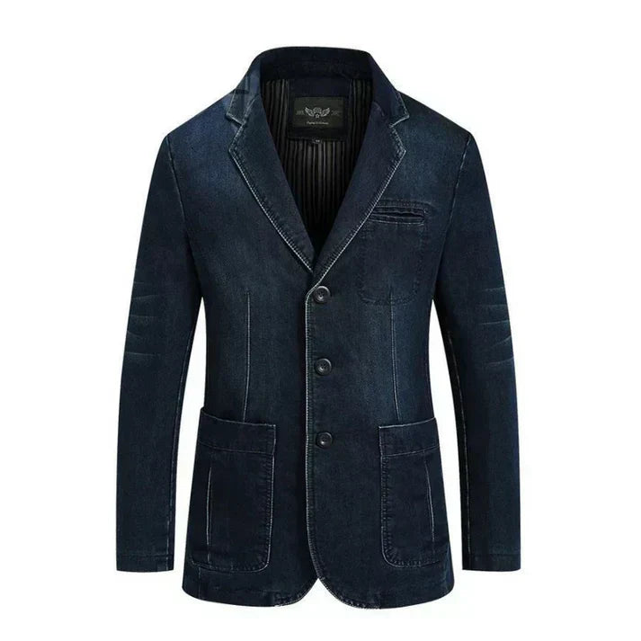 Aiden | Men’s Trendy Formal Casual Denim Blazer