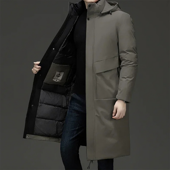 Evan | Men’s Insulated Zip Front Winter Coat