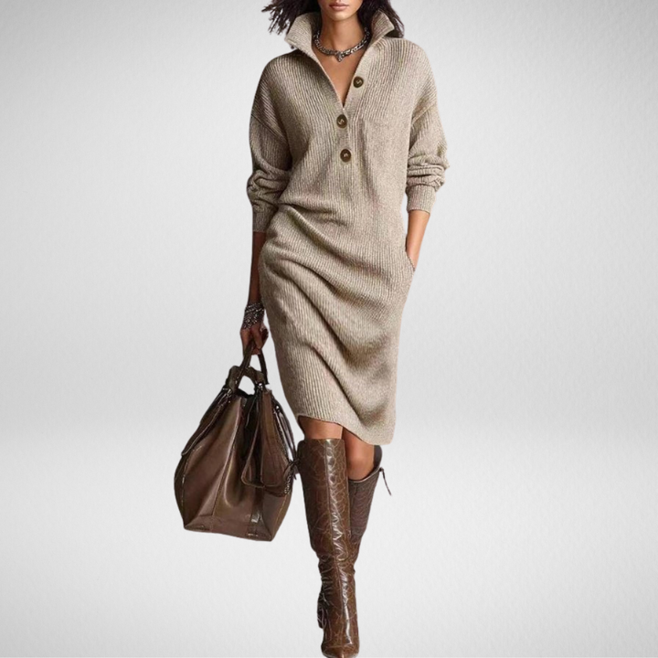 Pansy | Knitted Midi Dress