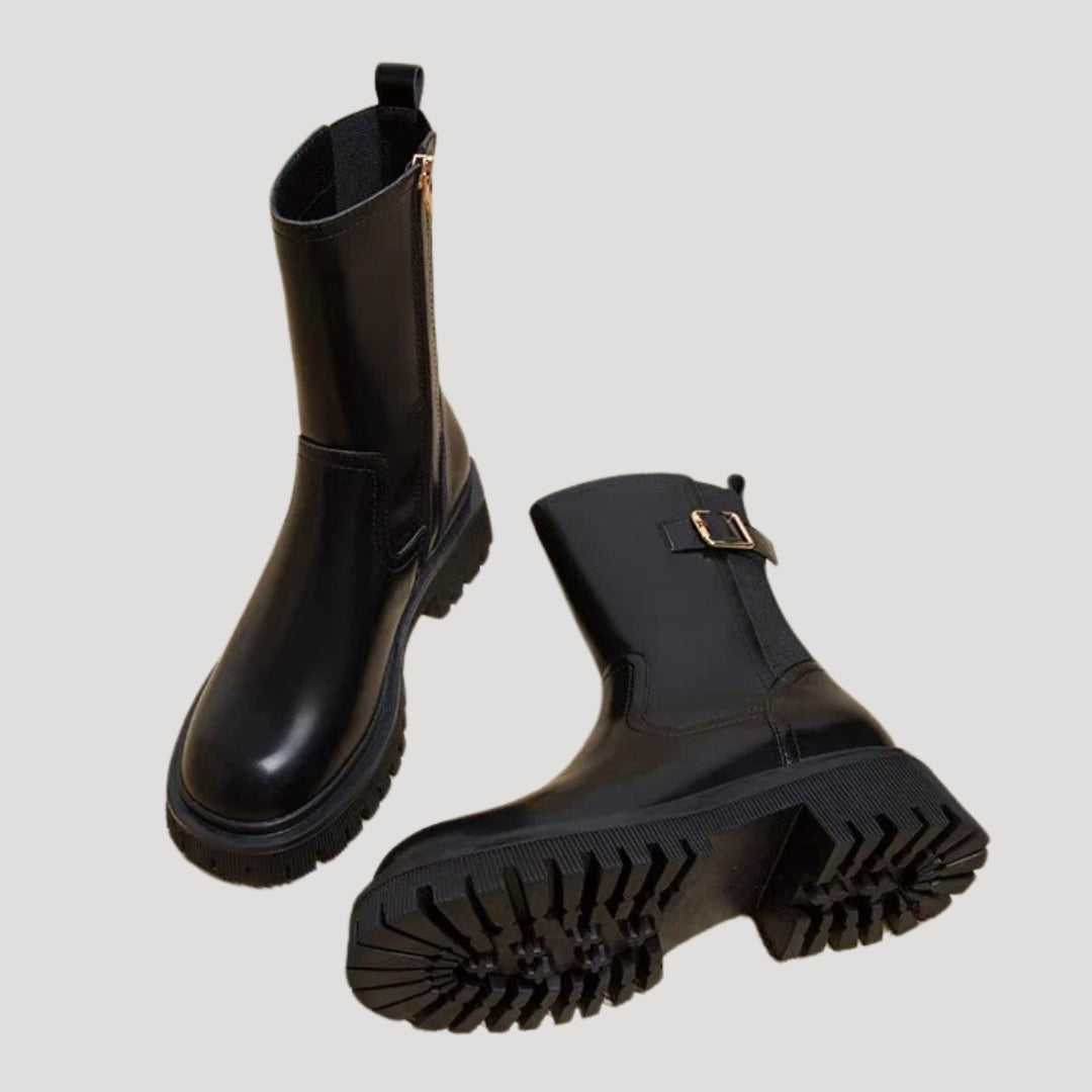 Alice  | Women’s Spring Chunky Mid-Calf Boots