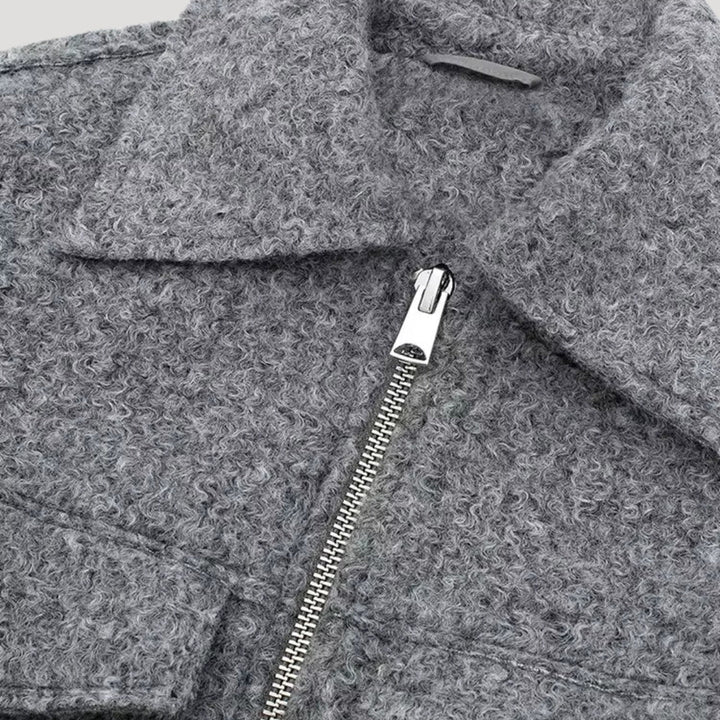 Claire  | Winter Zip Front Cropped Women Jacket