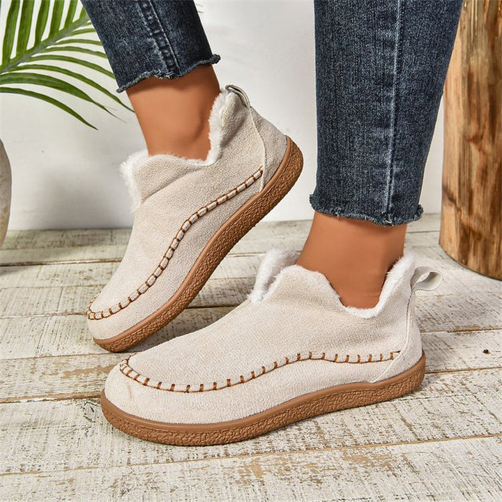 Chloe | Women’s Cozy Slip-On Moccasin Winter Boots