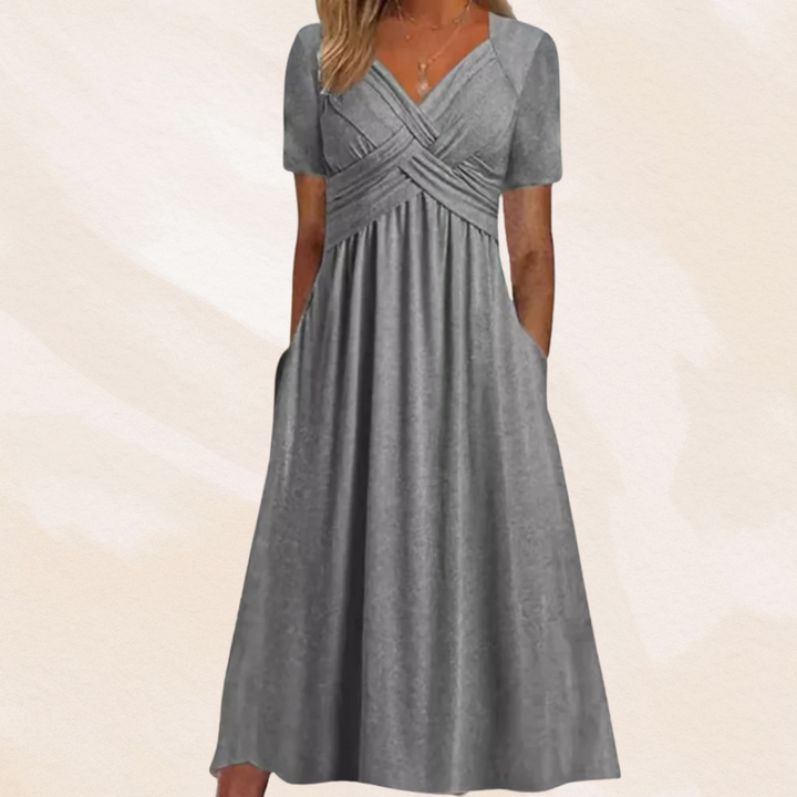 Ida | Stylish V-Neck Dress