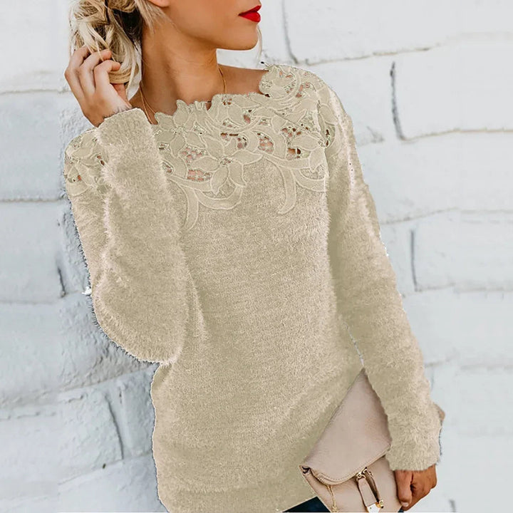 Blair | Women’s Feminine Long Sleeve Winter Knit Sweater