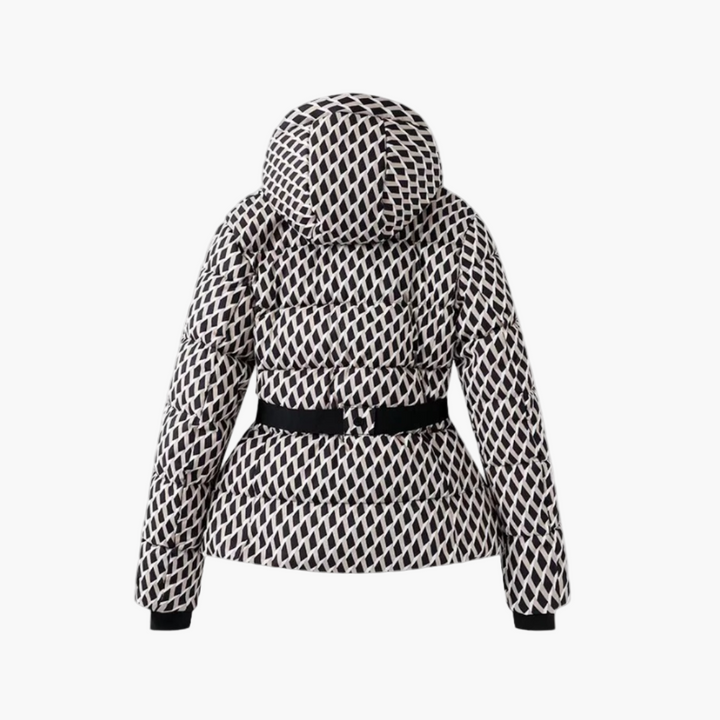 Nicole | Women’s Quilted Belted Winter Hooded Coat