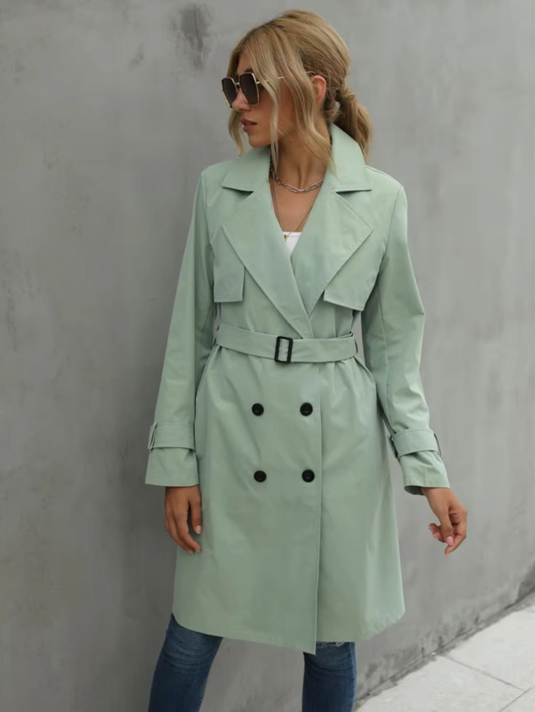 Brianna | Women’s Elegant Double-Breasted Casual Coat
