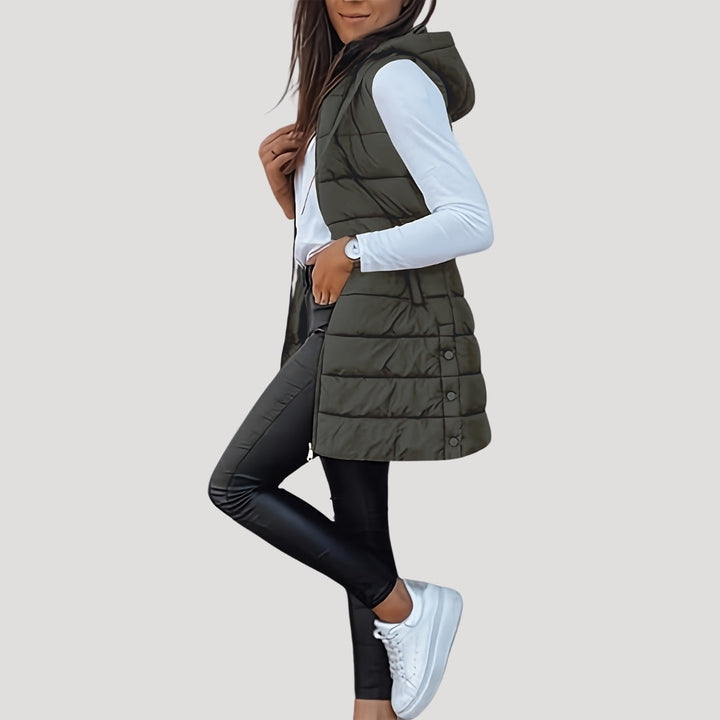 Blair | Winter Hooded Puffer Women Vest