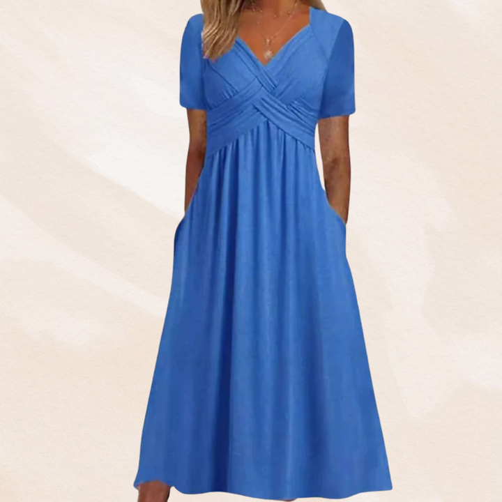 Ida | Stylish V-Neck Dress