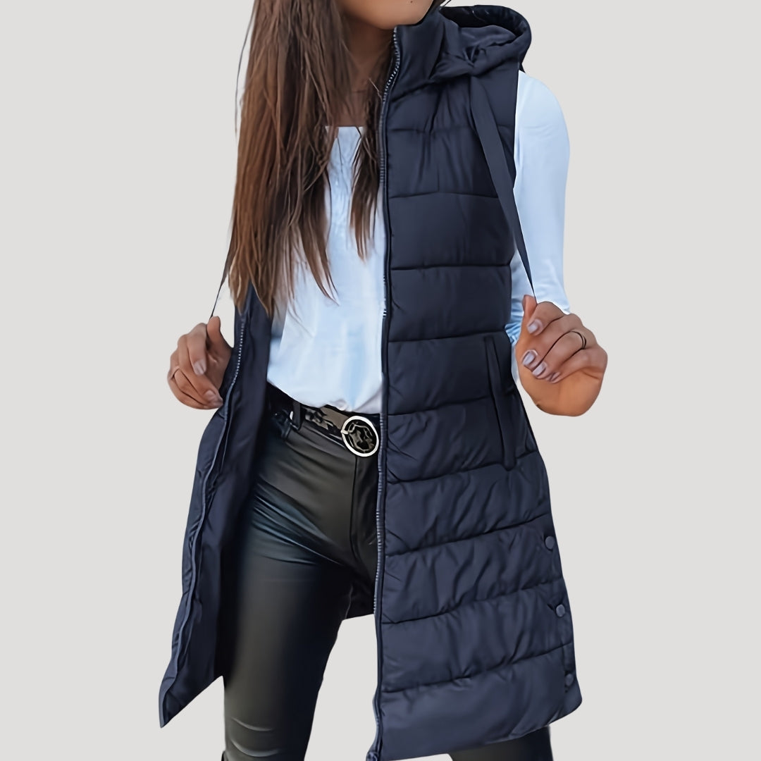 Blair | Winter Hooded Puffer Women Vest