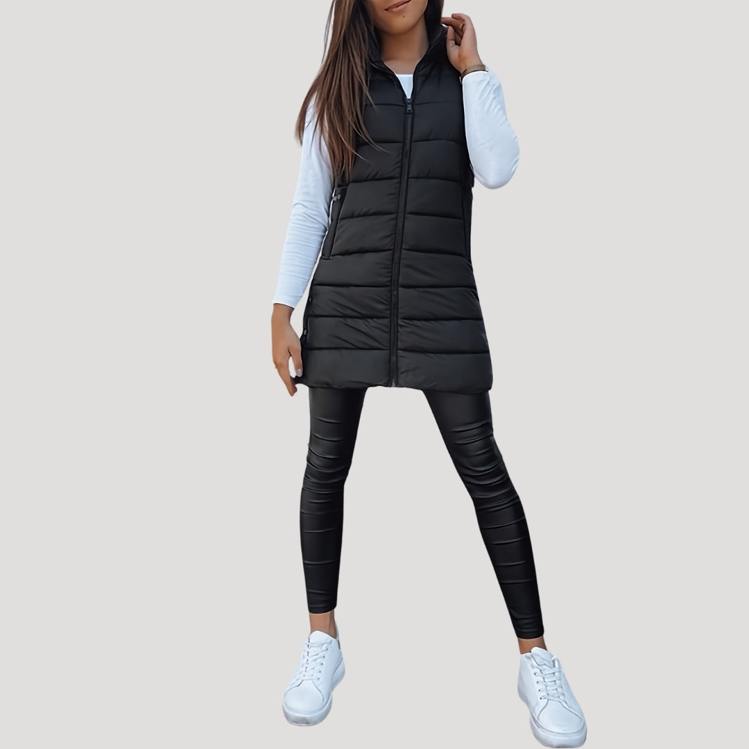 Blair | Winter Hooded Puffer Women Vest