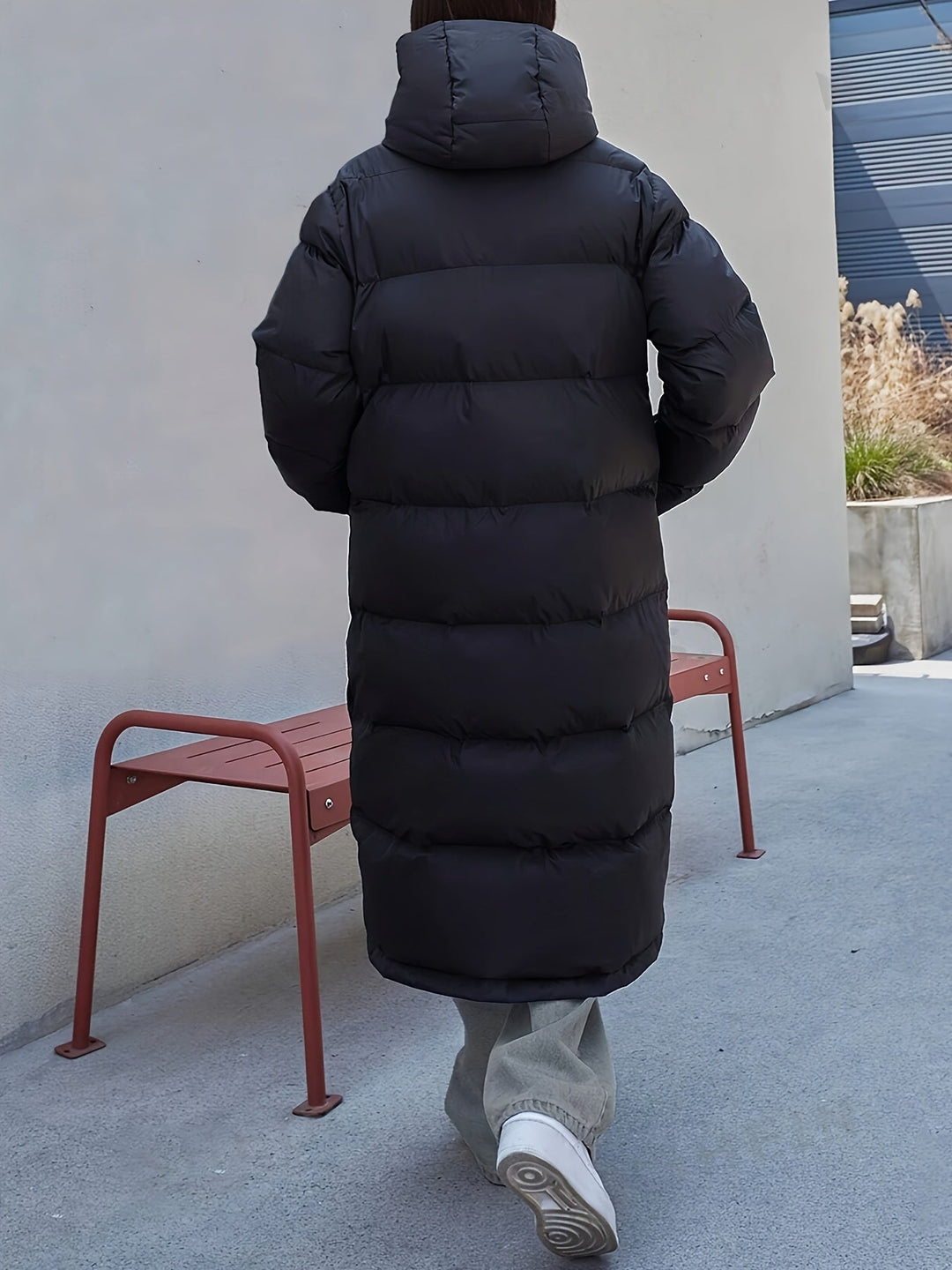 Jessica | Long Women's Puffer Jacket with Hood