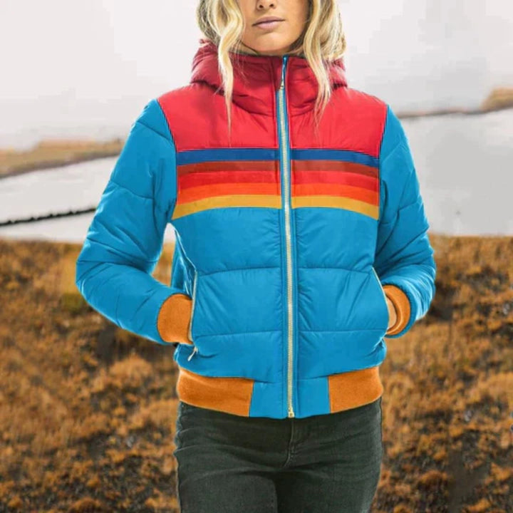 Ashley| Women's Color-Block Puffer Winter Jacket