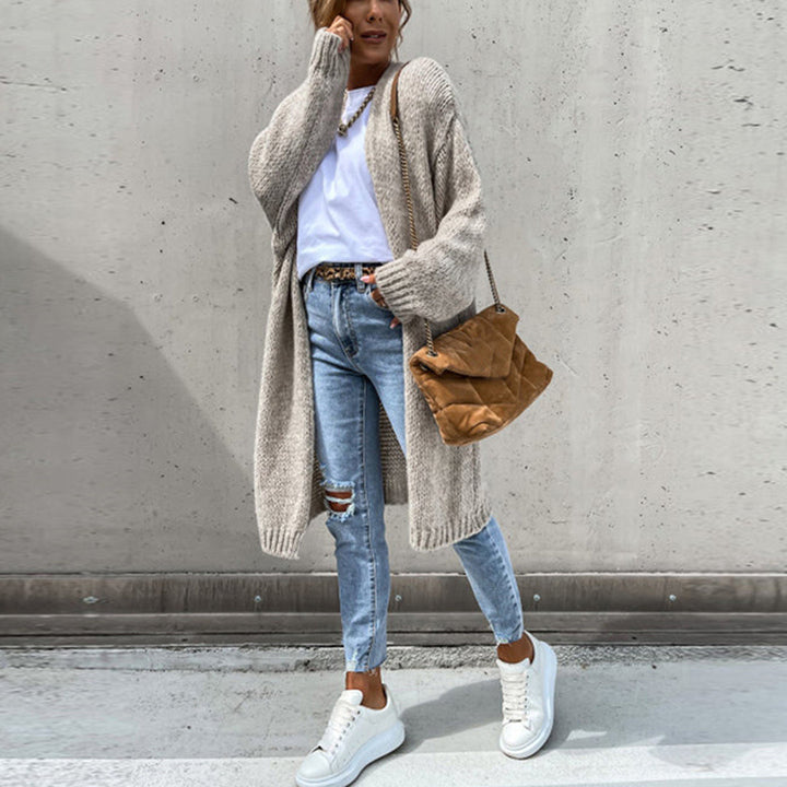 Lauren | Women’s Relaxed Fit Long Open Front Cardigan