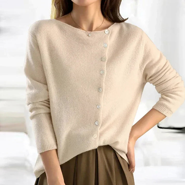 Kaitlyn | Women’s Relaxed Fit Winter Button Front Cardigan