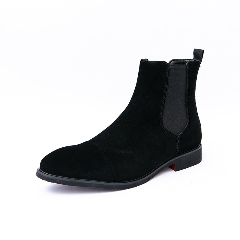 Sean | Men’s Suede Chelsea Boots with Elastic