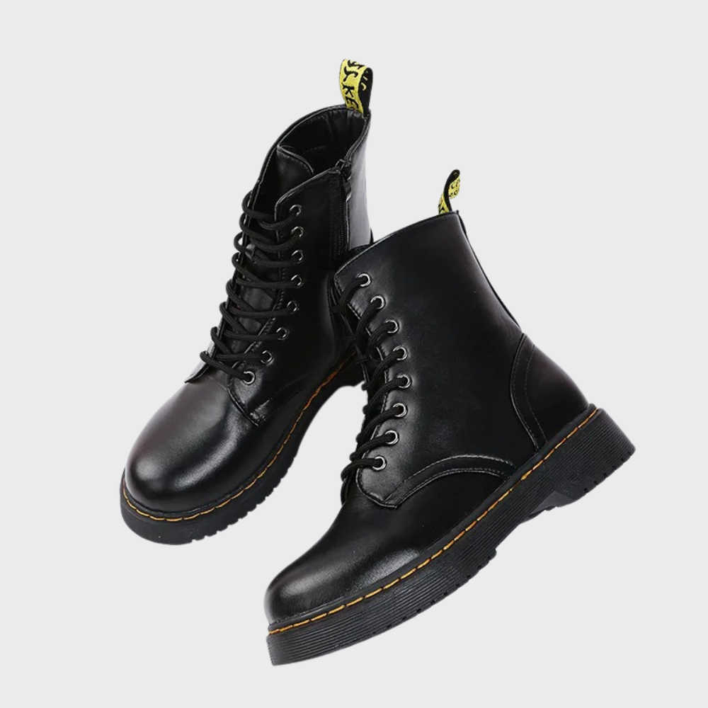 Ethan | Men’s Lace-Up Leather Combat Boots