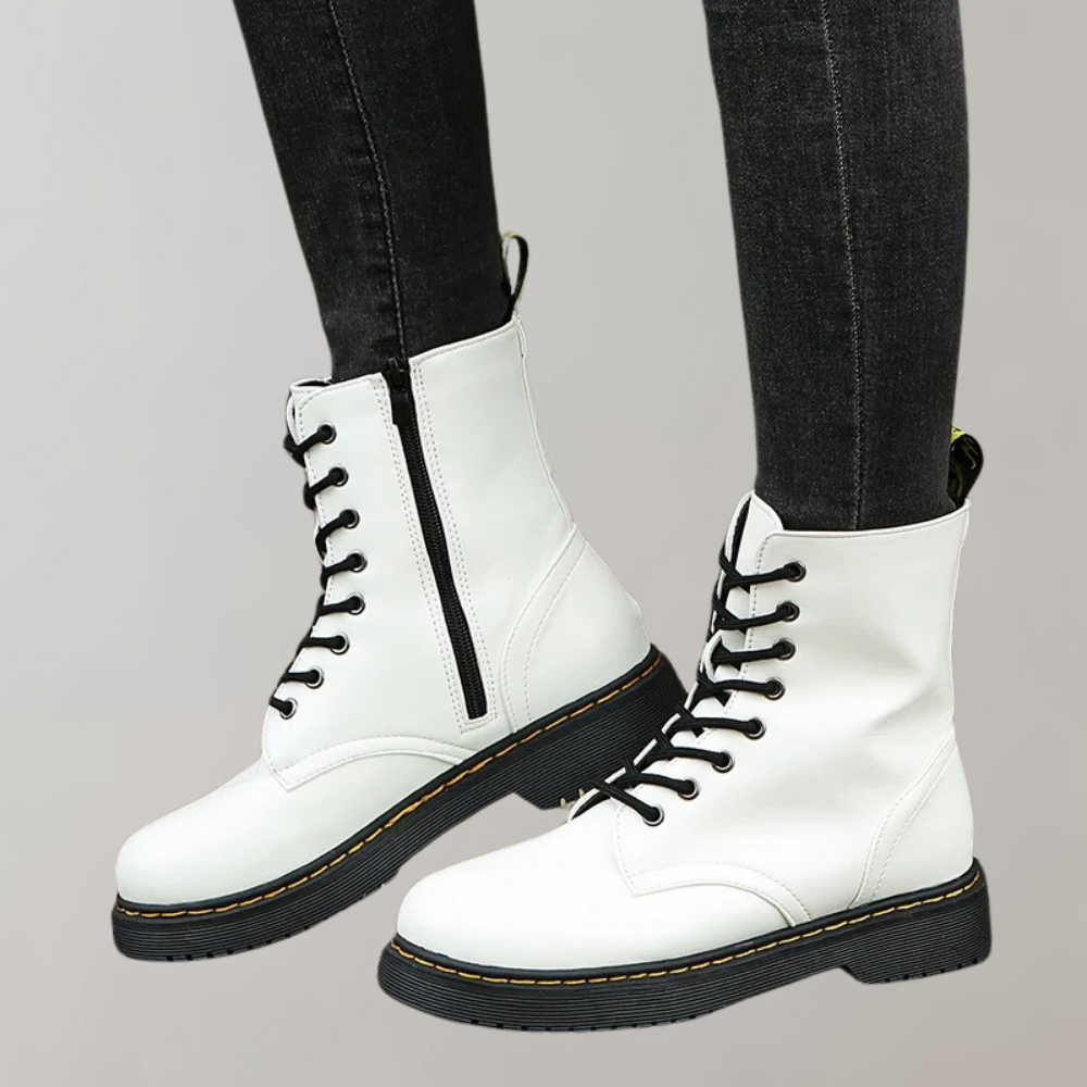 Ethan | Men’s Lace-Up Leather Combat Boots