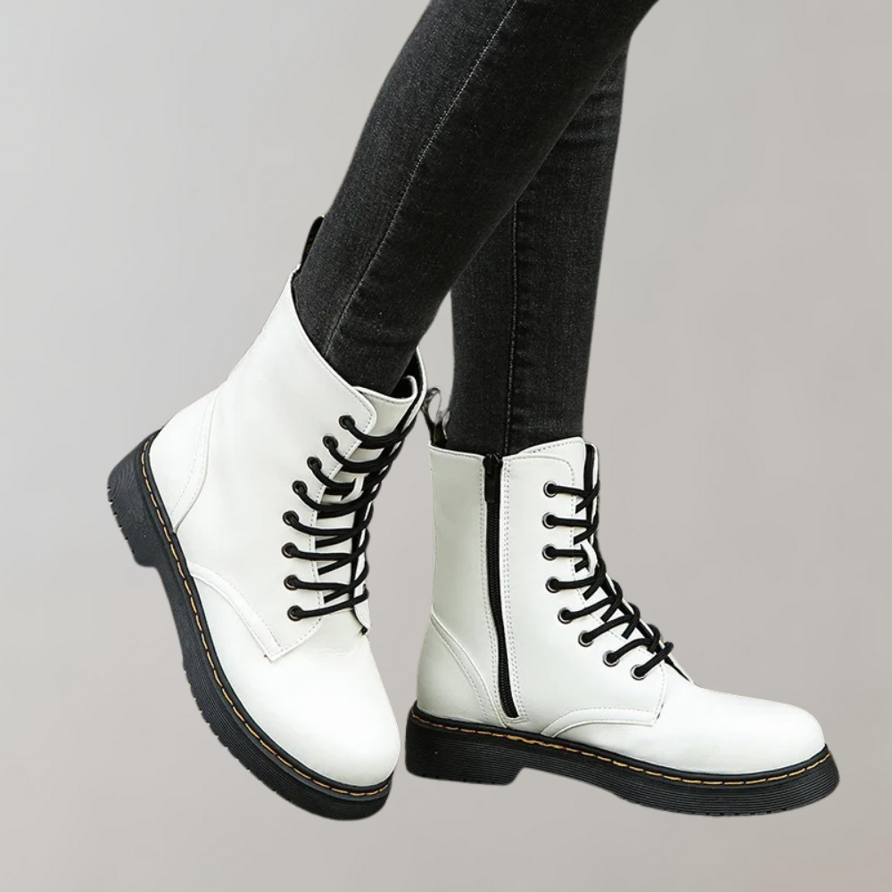 Ethan | Men’s Lace-Up Leather Combat Boots