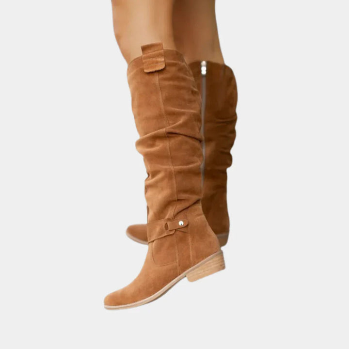 Amelia | Women’s Winter Knee-High Zipper Boots