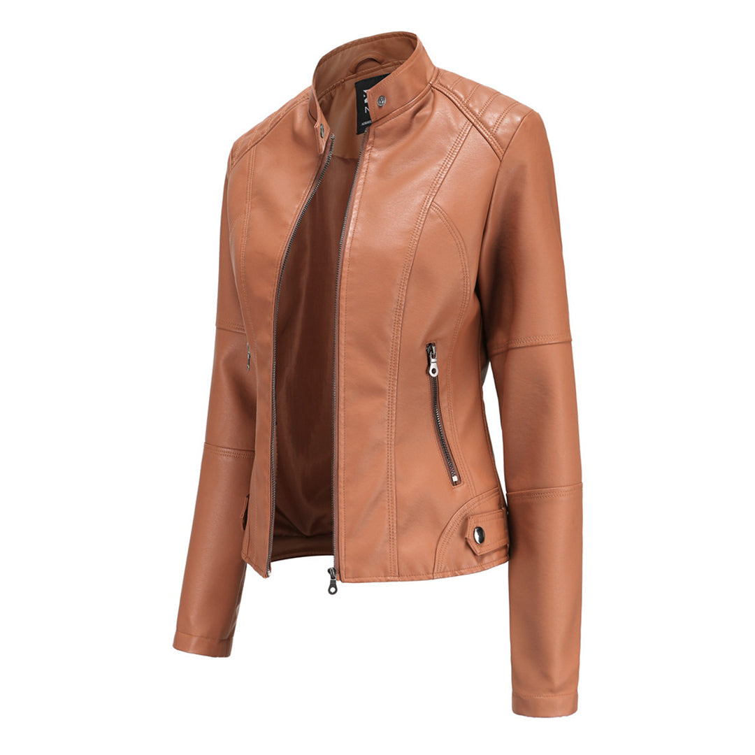 Ella | Women’s Elegant Slim-fit Biker Jacket