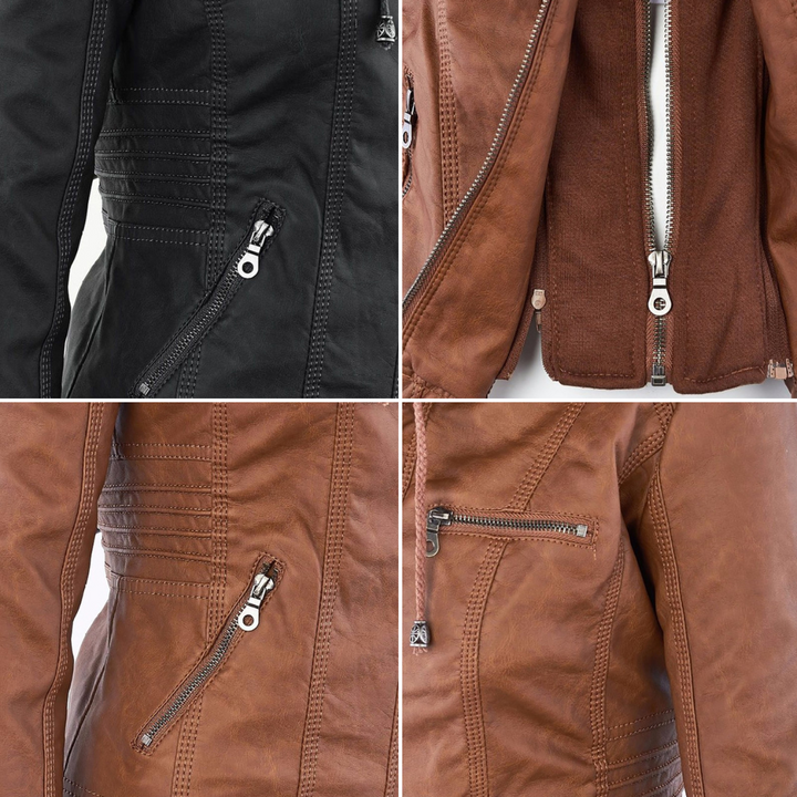 Riyana | Elegant and Street-Ready Leather Jacket