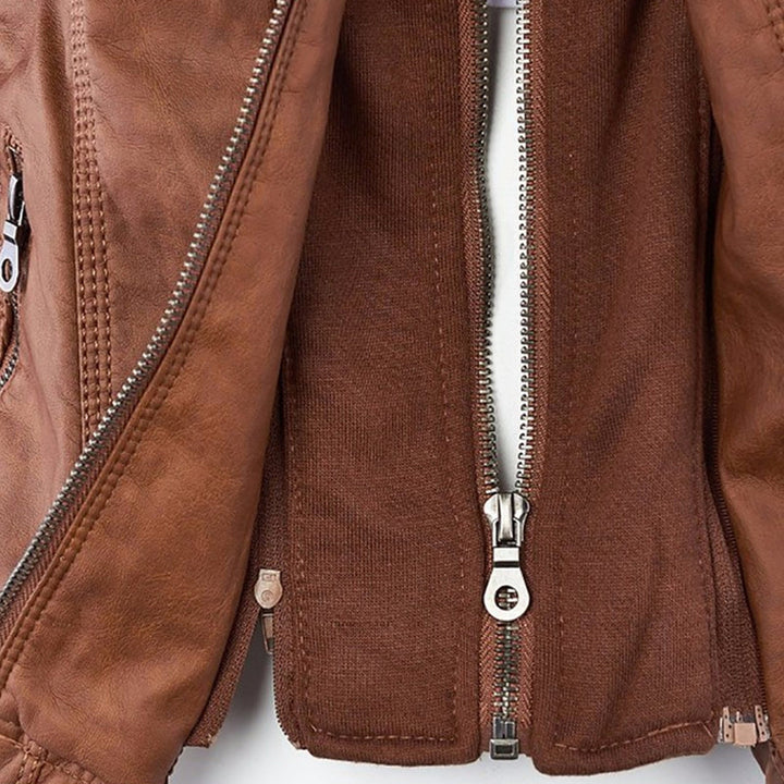 Riyana | Elegant and Street-Ready Leather Jacket