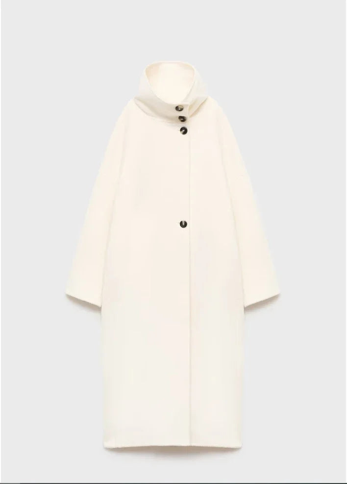 Abigail | Women’s Winter Long Button-Up Trench Coat