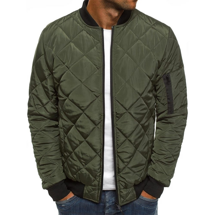 Victor | Streetwear Inspired Quilted Jacket For Men