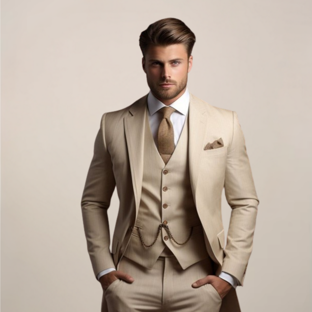 Victor | Men’s Spring Formal Three-Piece Suit