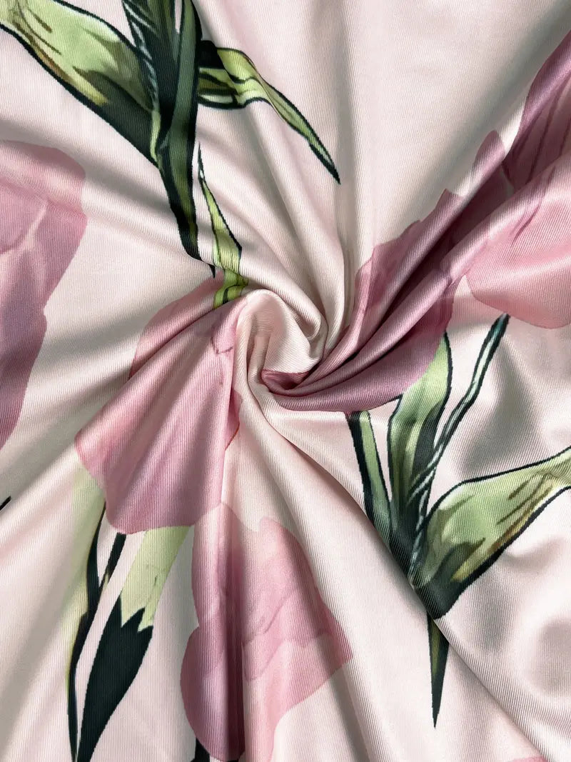 Isabella | Women Floral Print Two-Piece Flowy Midi Dress