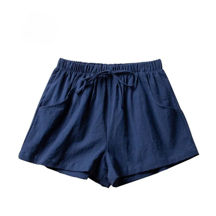 Eugenia | Solid Colour Elastic Waist Shorts