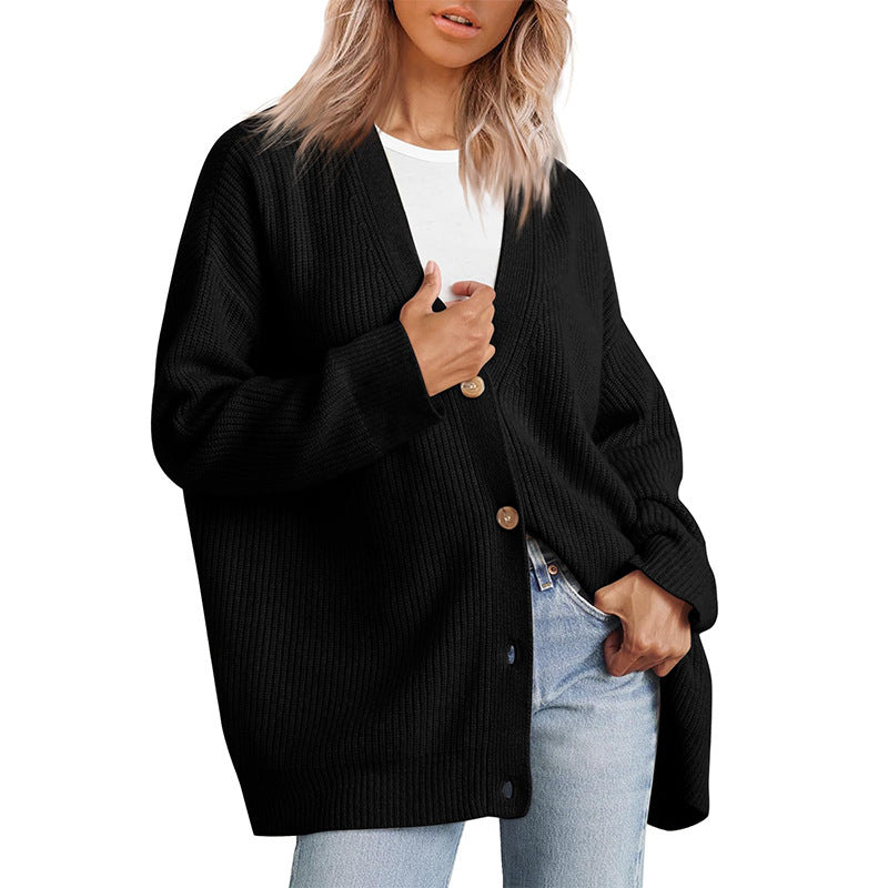Hannah | Women’s Winter Button Up Casual Knit Cardigan
