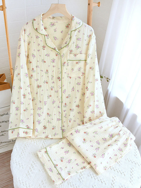 Hazel | Women’s Long Sleeve Floral Pajama Set
