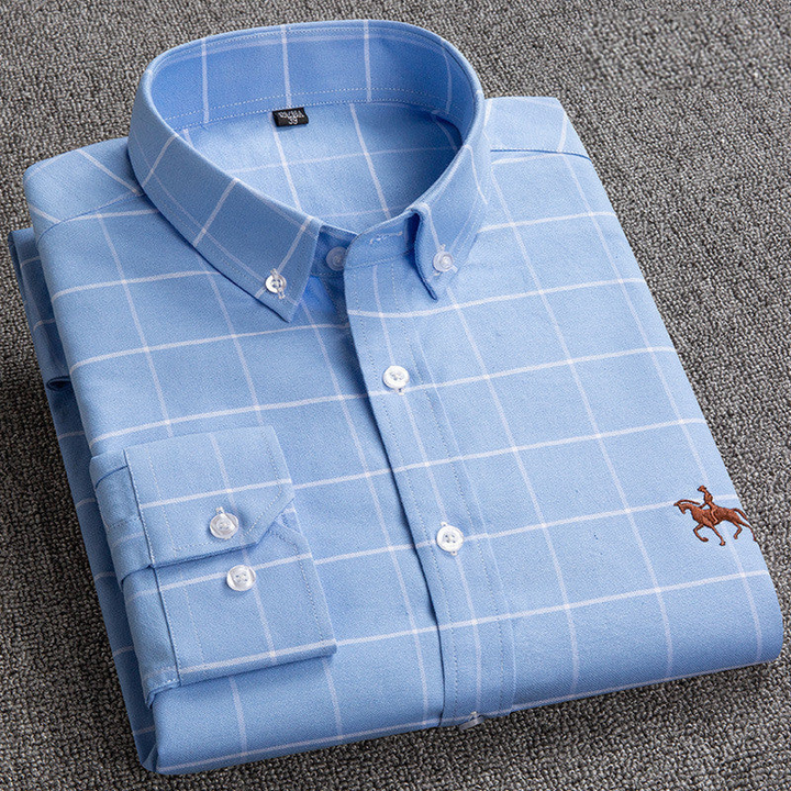 Jason | Men's Checkered Button-Down Shirt