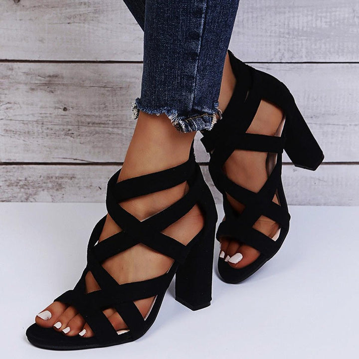 Paige | Women’s Chunky Heel Strappy Shoes