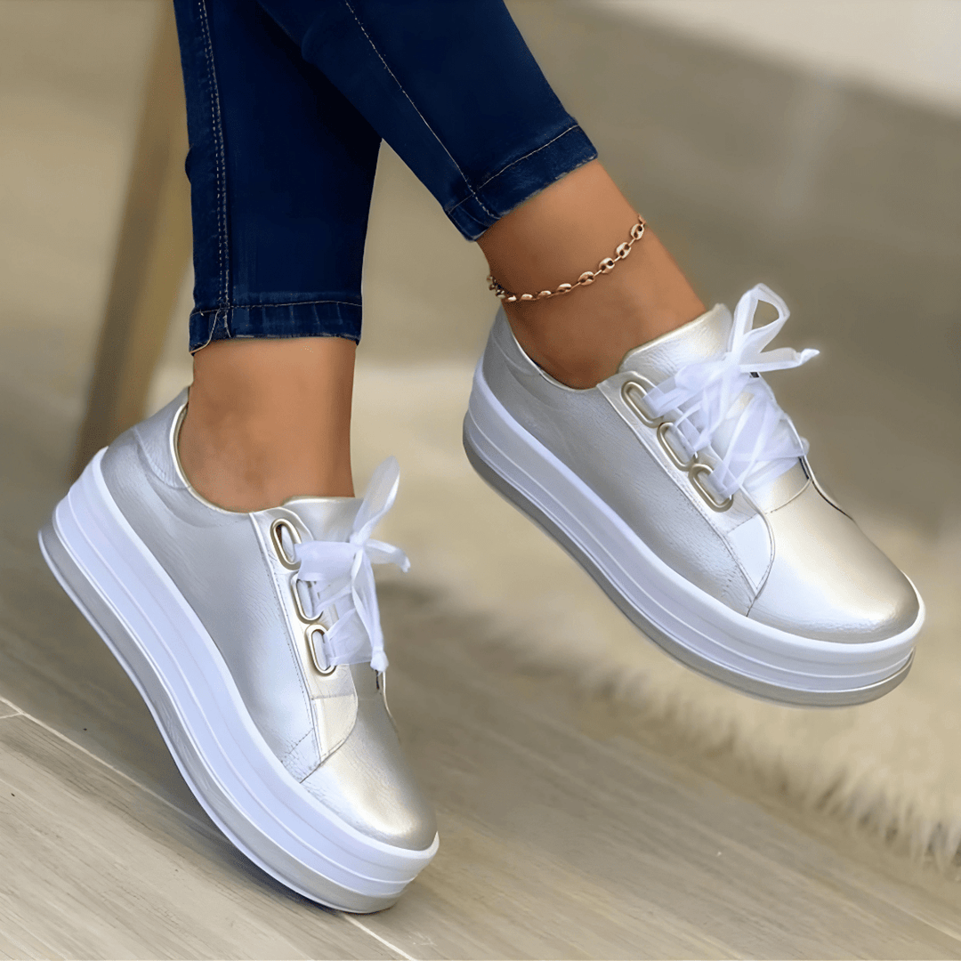 Violet | Women Trendy Elevated Sole Casual Sneaker