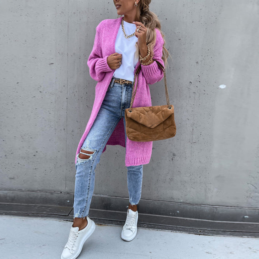 Lauren | Women’s Relaxed Fit Long Open Front Cardigan