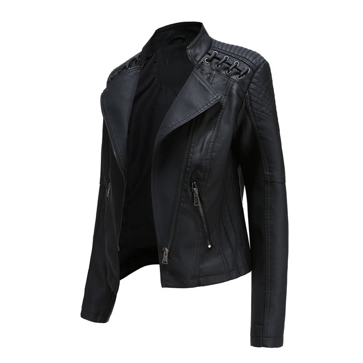 Jasmine | Women’s Trendy Zipper Front Jacket