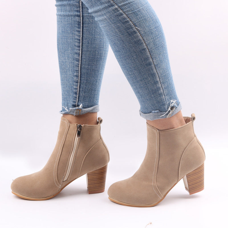 Lily | Women’s Casual High Heel Ankle Boots