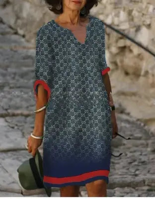 Hailey | Women’s Floral V-Neck Midi Dress