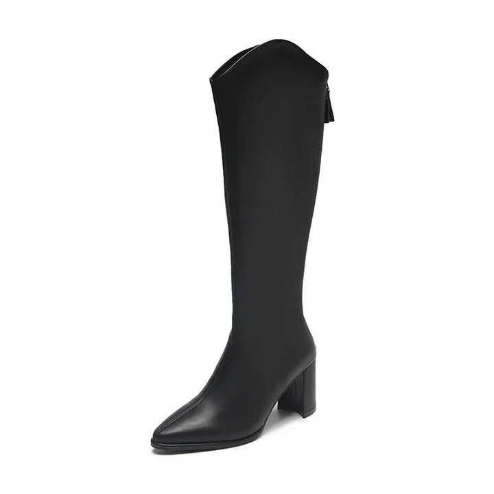 Claire | Women's Knee-High Heeled Boots