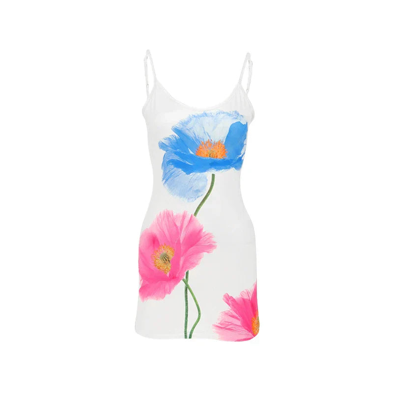 Rosie | Open Back Floral Dress