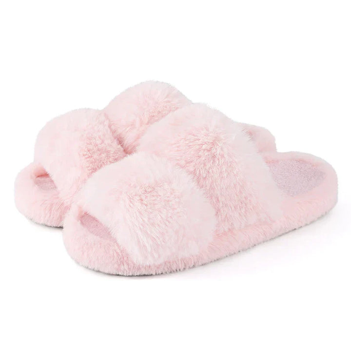 Daisy | Women’s Cozy Faux Fur Slide Slippers