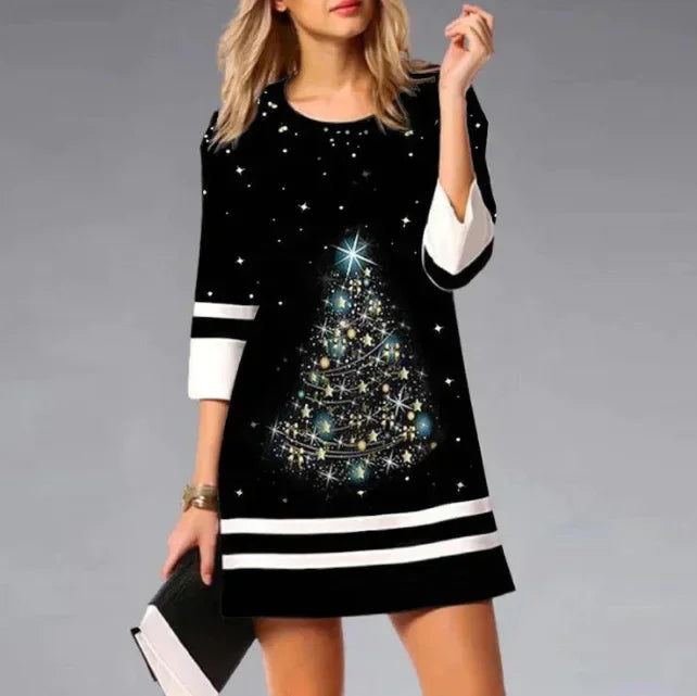 Austin  | Women Winter Long Sleeve Mini Dress