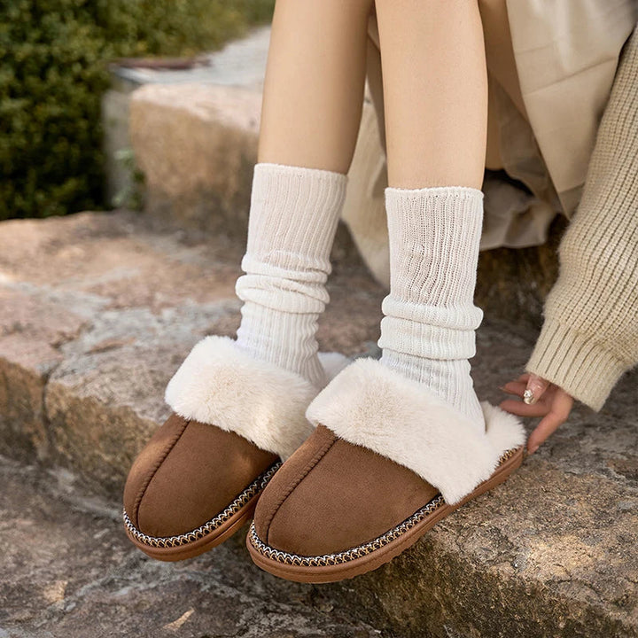 Alyssa | Women Cozy Winter Fuzzy Slippers
