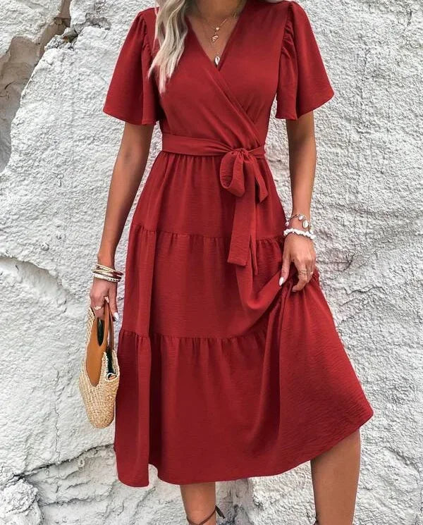 Jillian | Summer Dress with Short Sleeves