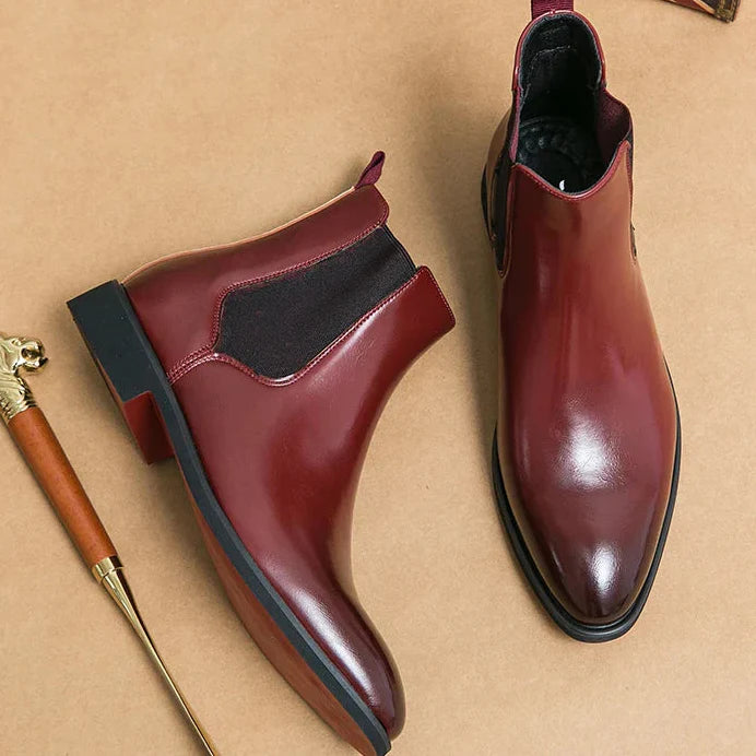 Michael | Elegant Leather Chelsea Boots for Men