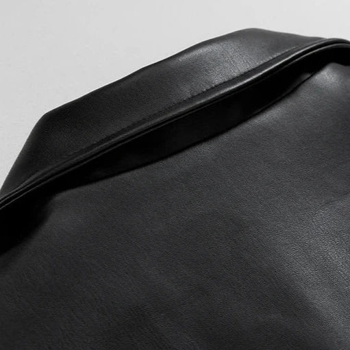 Colton | Men’s Oversized Leather Bomber Jacket