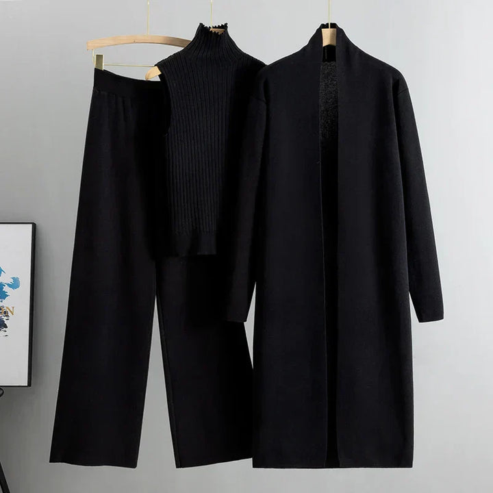 Jessica | Women’s Three-Piece Cardigan And Pants Set