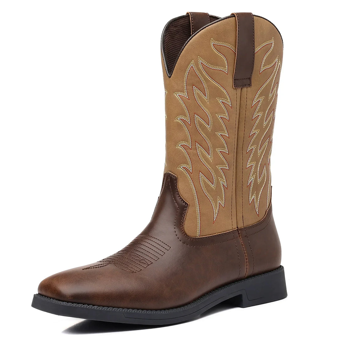 Martin | Western Style Leather Cowboy Boots for Men